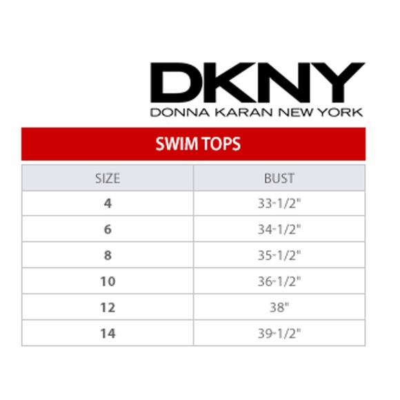 DKNY WOMENS SZ XS TANKINI TOP PRINTED BANDEAU BOW JUMBO MULTI SNAKE SPLASH MULTI - Picture 10 of 10